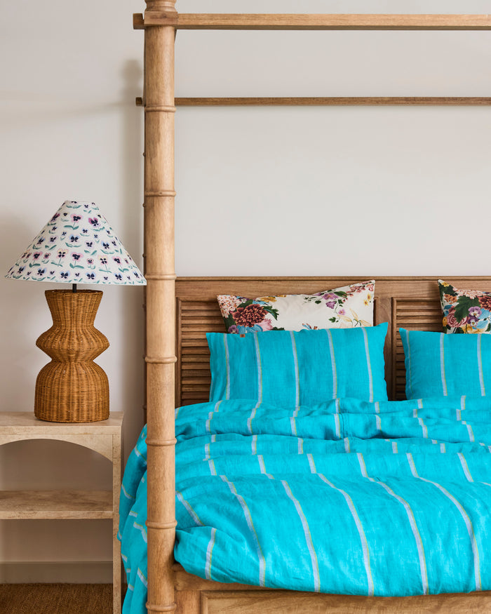 Aegean Stripe Linen Pillowcases