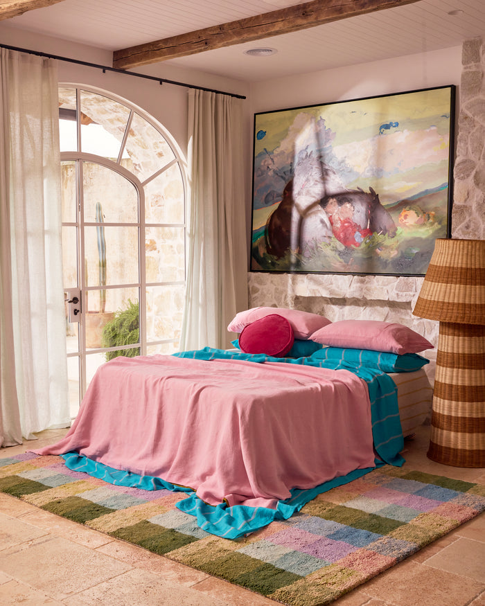 Aegean Stripe Linen Pillowcases