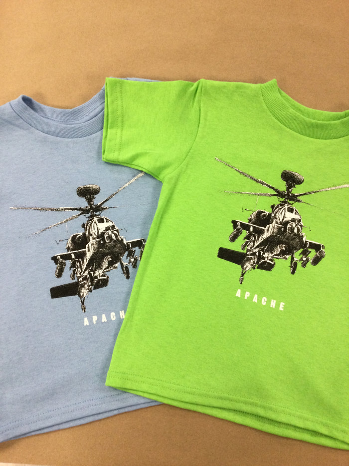 AH-64 Apache Toddler Sketch T-Shirt