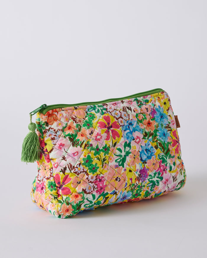 Alfresco Quilted Cotton Toiletry Purse