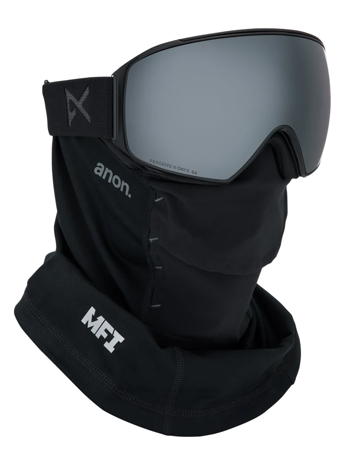 Product image of Anon M4 Goggles (Toric) + Bonus Perceive Lens + MFI® Face Mask[Variant:Frame: Smoke, Lens: Perceive Sunny Onyx (6% / S4), Spare Lens: Perceive Variable Violet (34% / S2)]