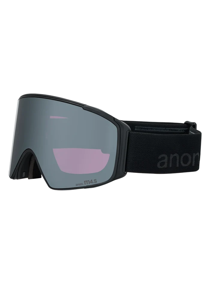 Product image of Anon M4S Goggles (Cylindrical) + Bonus Lens + MFI® Face Mask[Variant:Frame: Smoke, Lens: Perceive Sunny Onyx (6% / S4), Spare Lens: Perceive Variable Violet (34% / S2)]