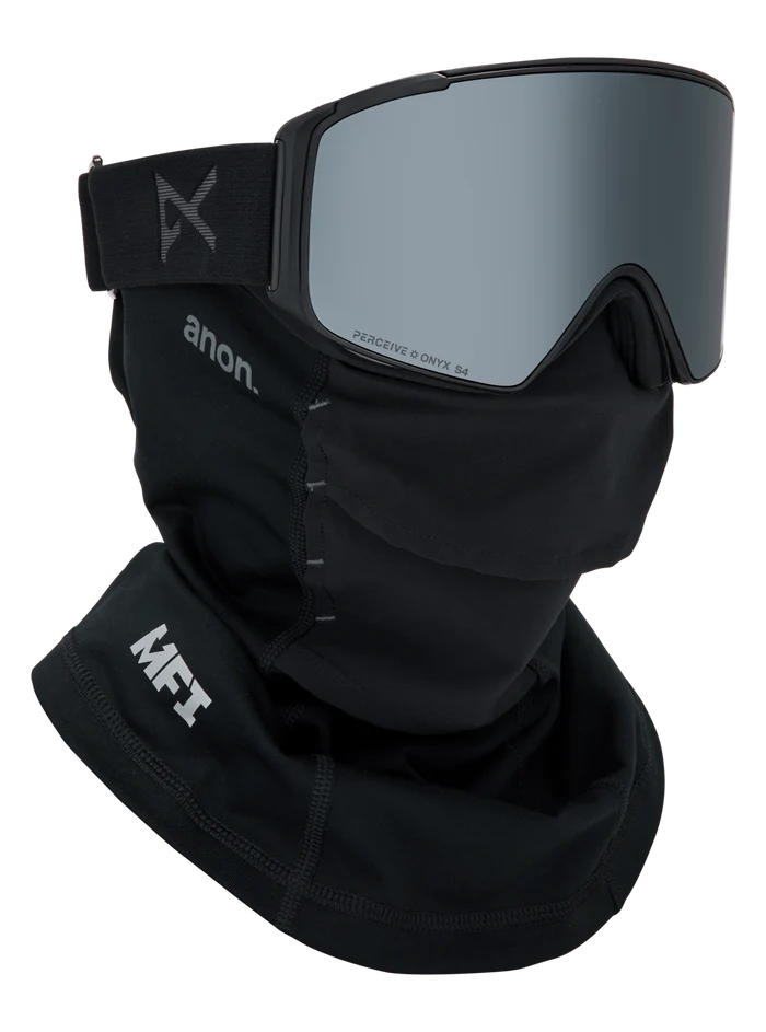 Product image of Anon M4S Goggles (Cylindrical) + Bonus Lens + MFI® Face Mask[Variant:Frame: Smoke, Lens: Perceive Sunny Onyx (6% / S4), Spare Lens: Perceive Variable Violet (34% / S2)]