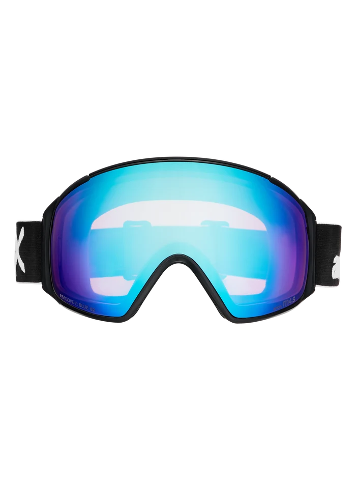 Frame: Black, Lens: Perceive Variable Blue (21% / S2), Spare Lens: Perceive Cloudy Pink (53% / S1) / Low Bridge