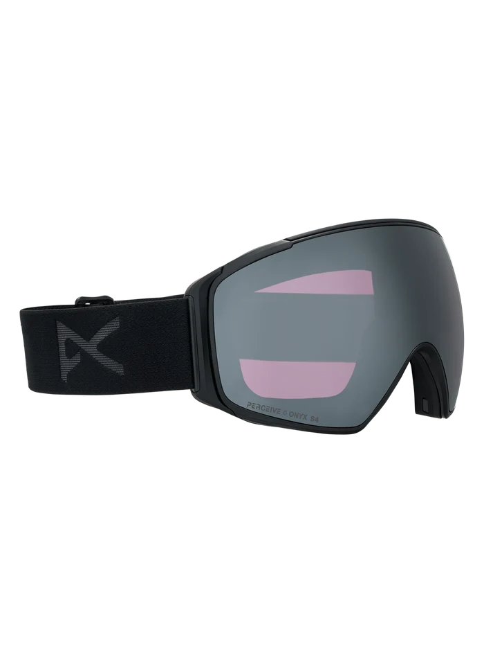 Product image of Anon M4S Goggles (Toric) + Bonus Lens + MFI® Face Mask[Variant:Frame: Smoke, Lens: Perceive Sunny Onyx (6% / S4), Spare Lens: Perceive Variable Violet (34% / S2)]