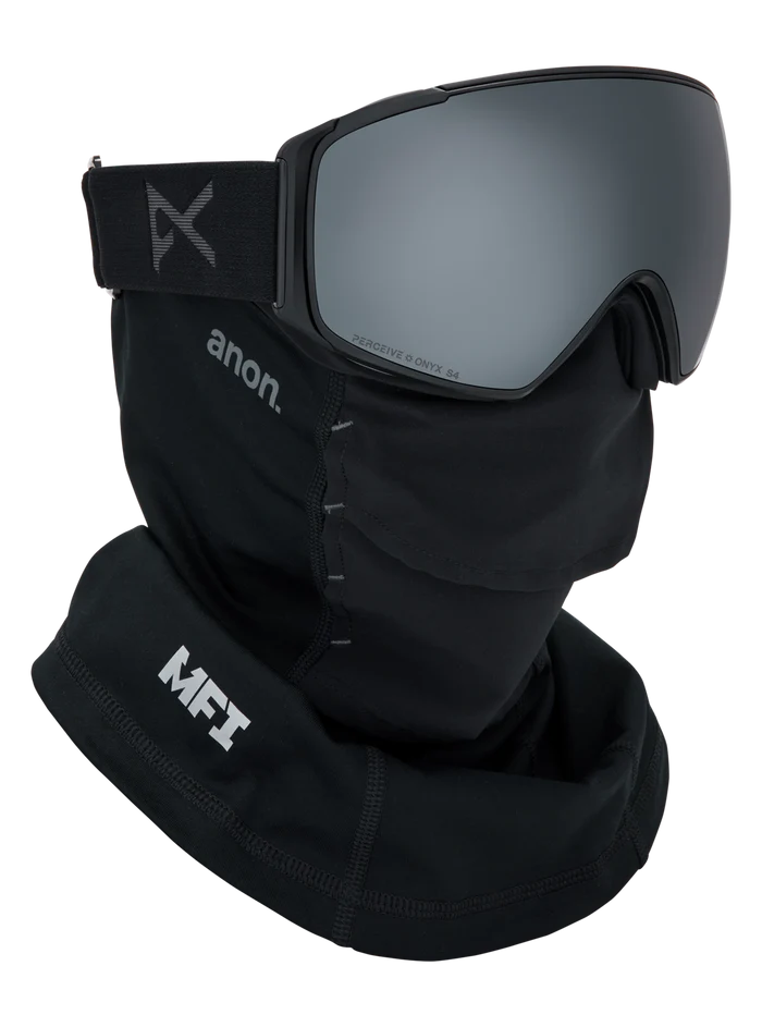 Product image of Anon M4S Goggles (Toric) + Bonus Lens + MFI® Face Mask[Variant:Frame: Smoke, Lens: Perceive Sunny Onyx (6% / S4), Spare Lens: Perceive Variable Violet (34% / S2)]