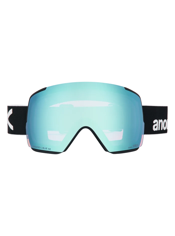 Frame: Black, Lens: Perceive Variable Blue (21% / S2), Spare Lens: Perceive Cloudy Pink (53% / S1) / Regular
