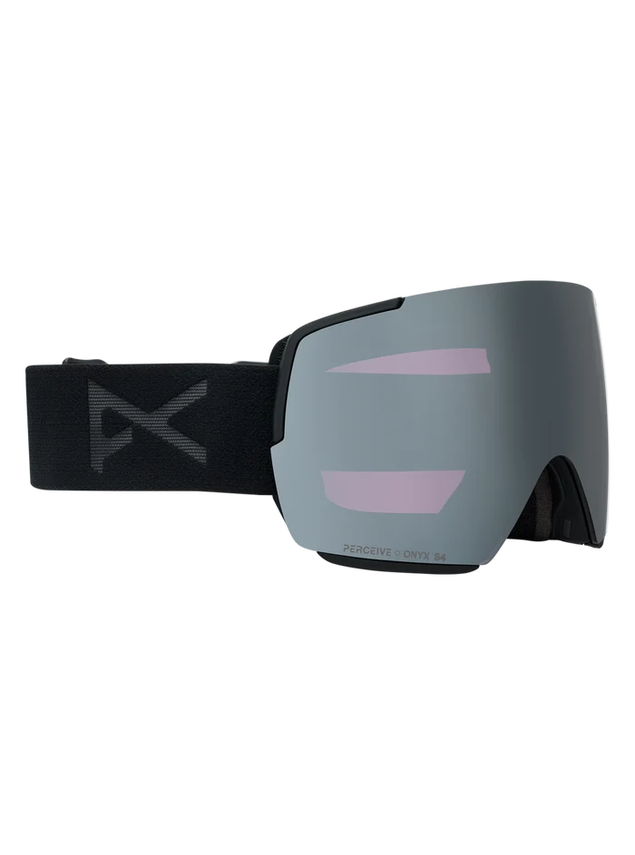 Product image of Anon M5S Goggles + Bonus Lens + MFI® Face Mask[Variant:Frame: Smoke, Lens: Perceive Sunny Onyx (6% / S4), Spare Lens: Perceive Variable Violet (34% / S2)]