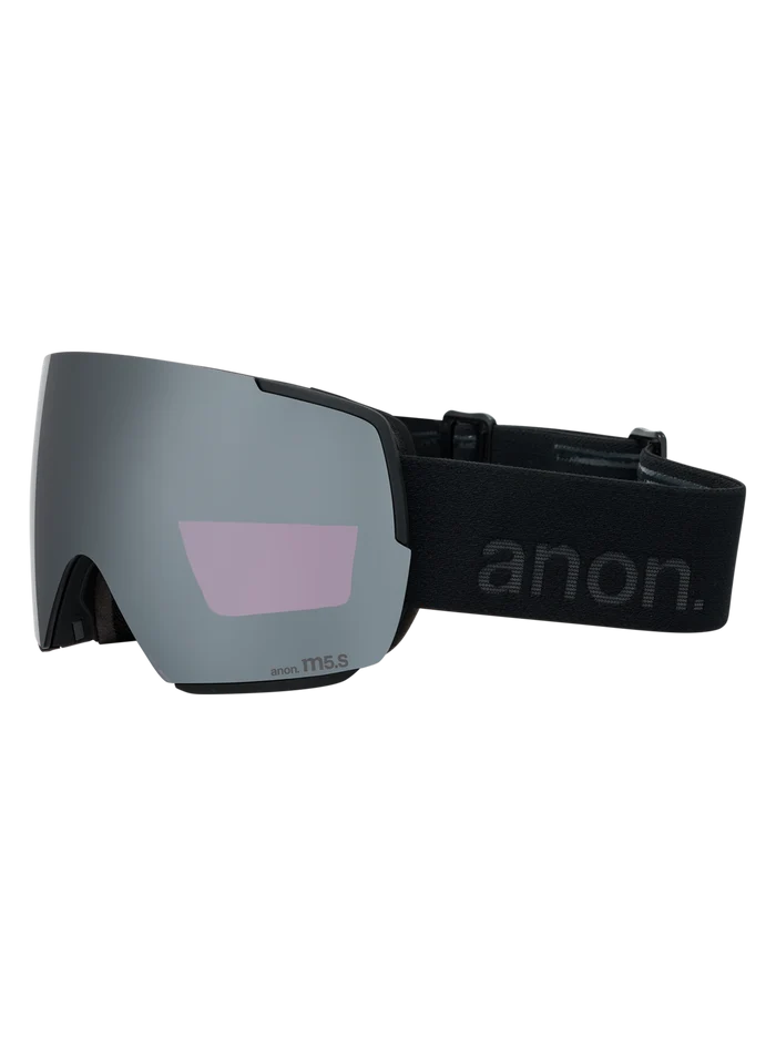 Product image of Anon M5S Goggles + Bonus Lens + MFI® Face Mask[Variant:Frame: Smoke, Lens: Perceive Sunny Onyx (6% / S4), Spare Lens: Perceive Variable Violet (34% / S2)]
