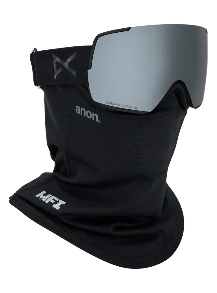 Product image of Anon M5S Goggles + Bonus Lens + MFI® Face Mask[Variant:Frame: Smoke, Lens: Perceive Sunny Onyx (6% / S4), Spare Lens: Perceive Variable Violet (34% / S2)]