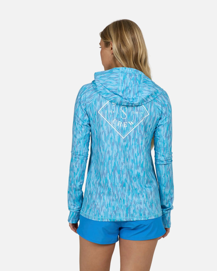 Apex Sunshirt - Pool Blue