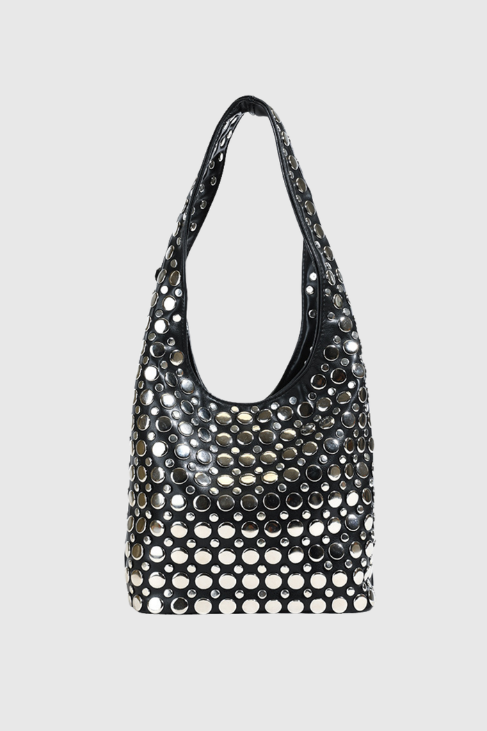 Apollonia Studded Leather Bag