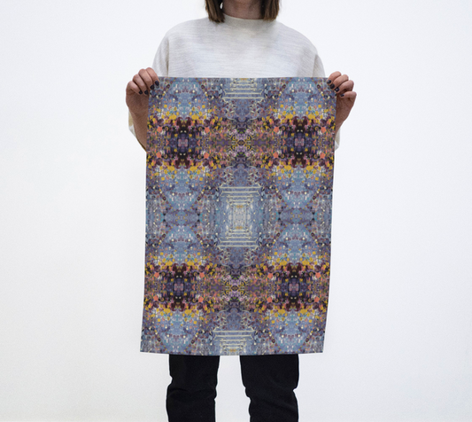 "April Showers" Tea Towel (Lilac, Purple)