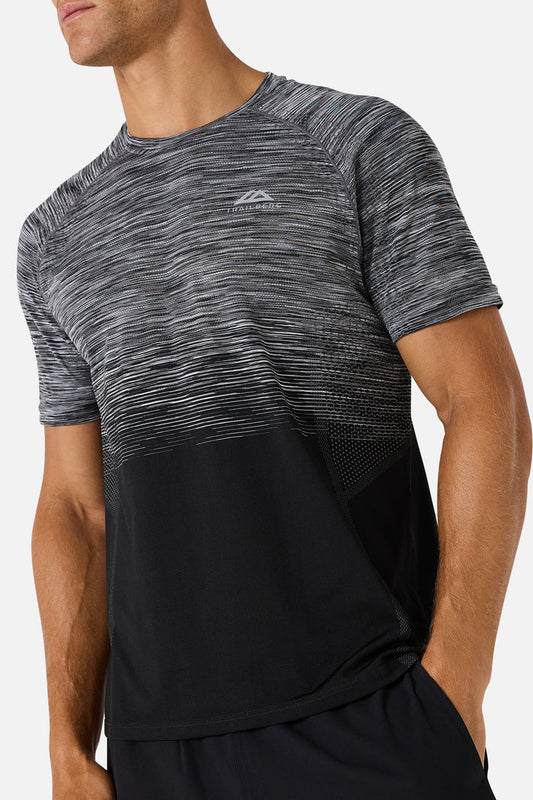 Arc Seamless 2.0 Tee - Black/Moon Grey/Urban Smoke/White