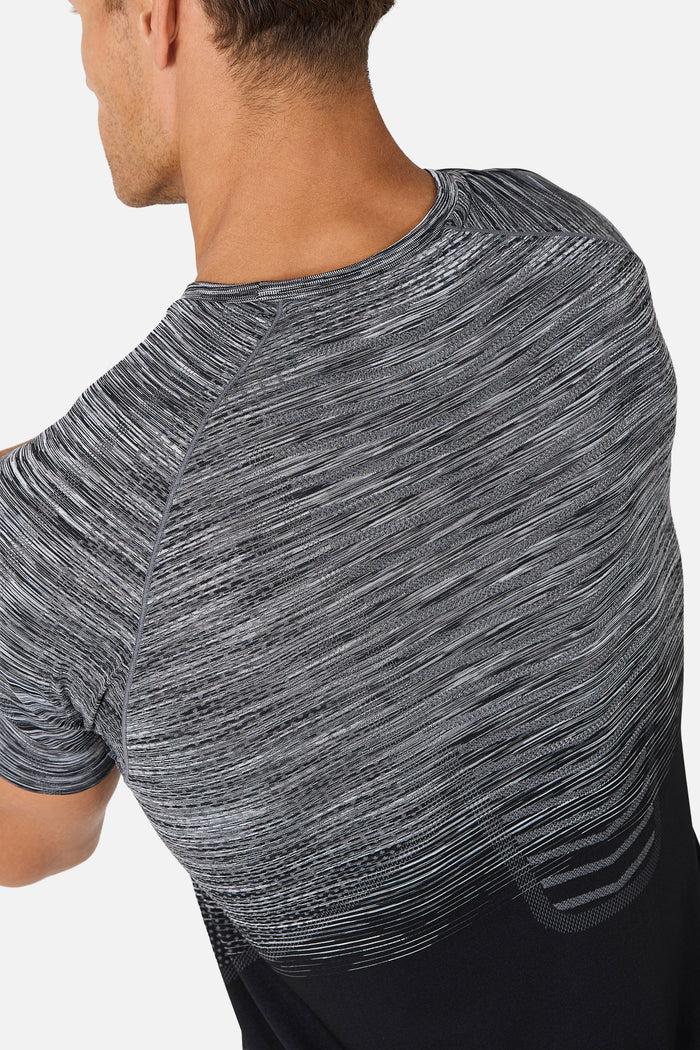 Arc Seamless 2.0 Tee - Black/Moon Grey/Urban Smoke/White