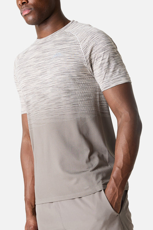 Arc Seamless 2.0 Tee - Mocha/Pebble Stone/Frosted Ridge/White