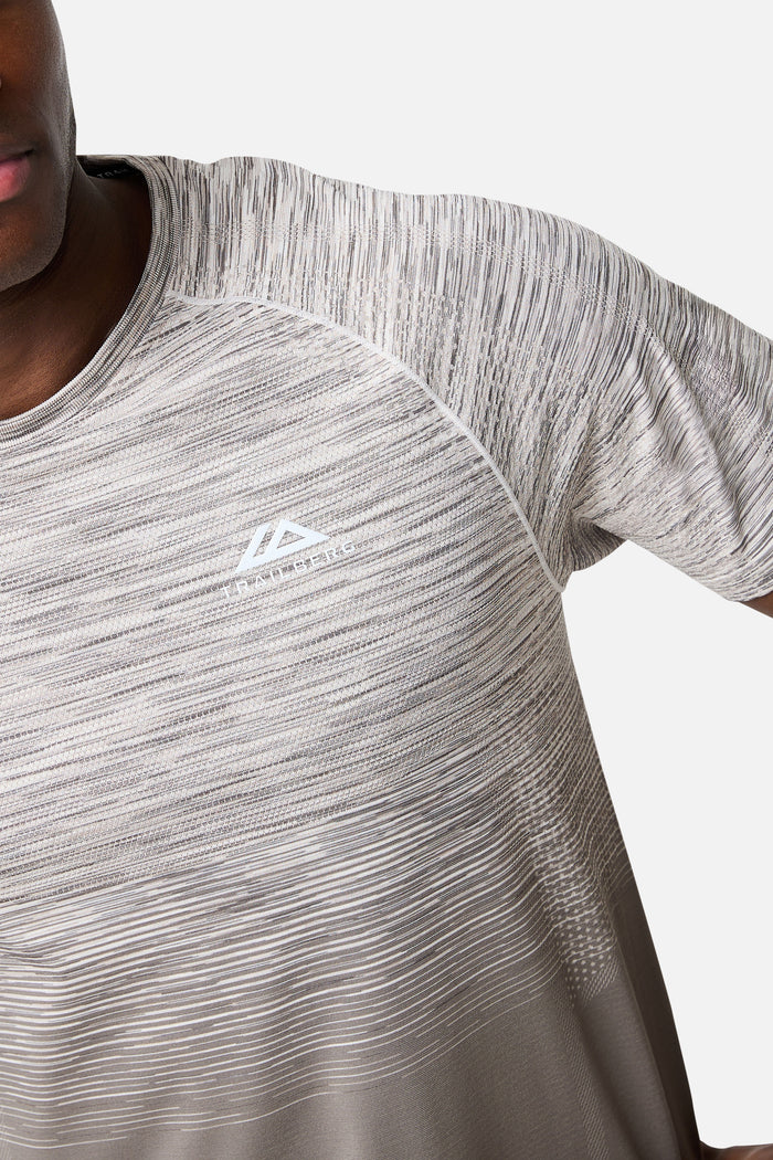 Arc Seamless 2.0 Tee - Mocha/Pebble Stone/Frosted Ridge/White