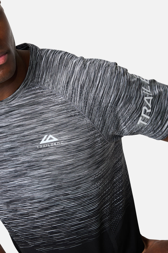 Arc Seamless Gotthard Twinset - Black/Moon Grey