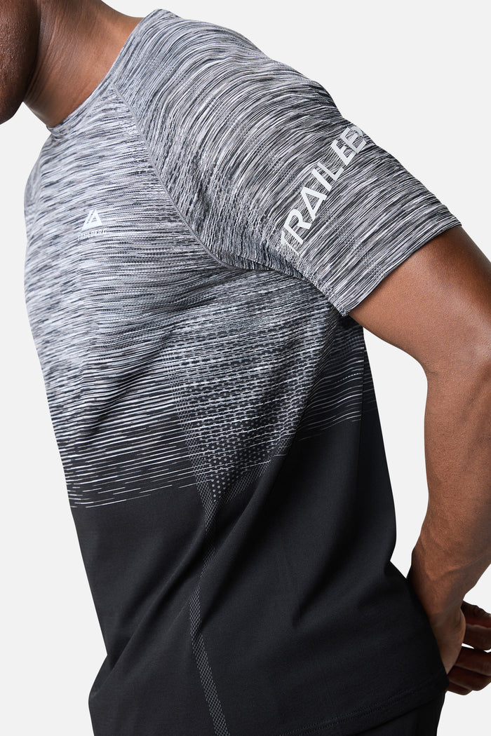 Arc Seamless Gotthard Twinset - Black/Moon Grey