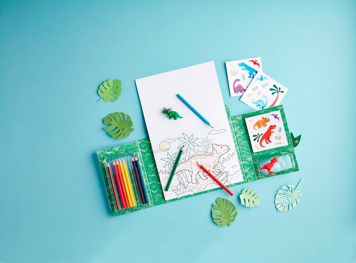 Art On The Go Set - Dino - Wee Bee Baby Boutique