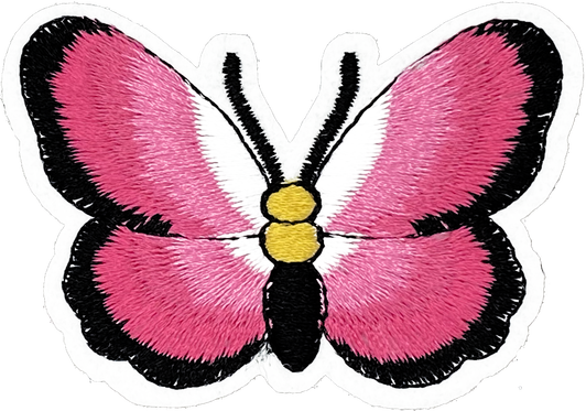 Audrey Hepburn Pink Denim Jacket - Add Butterfly Patch
