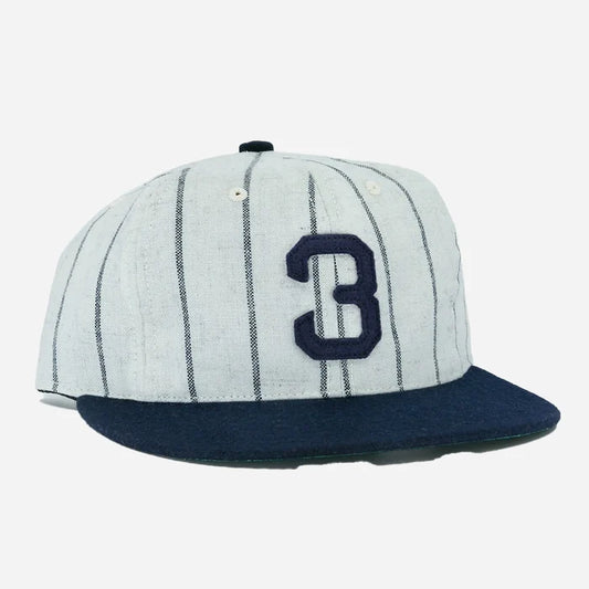 BABE RUTH 1932 SIGNATURE CAP - PINSTRIPE GREY/NVY