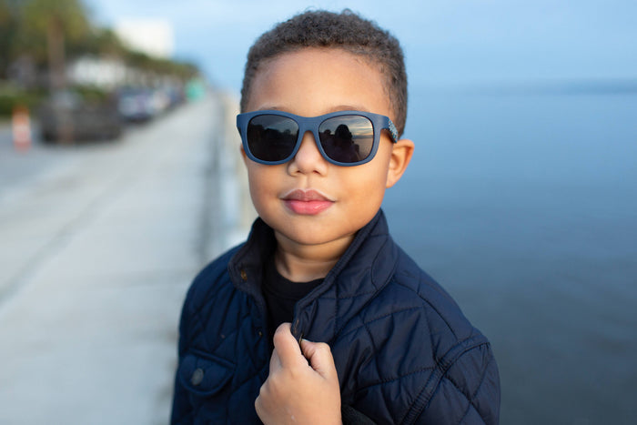 Babiators Jet Black Navigator Sunglasses - Wee Bee Baby Boutique