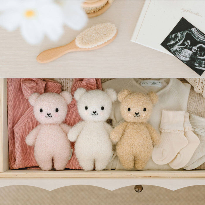 Baby Bouclé Bear - Honey - Wee Bee Baby Boutique