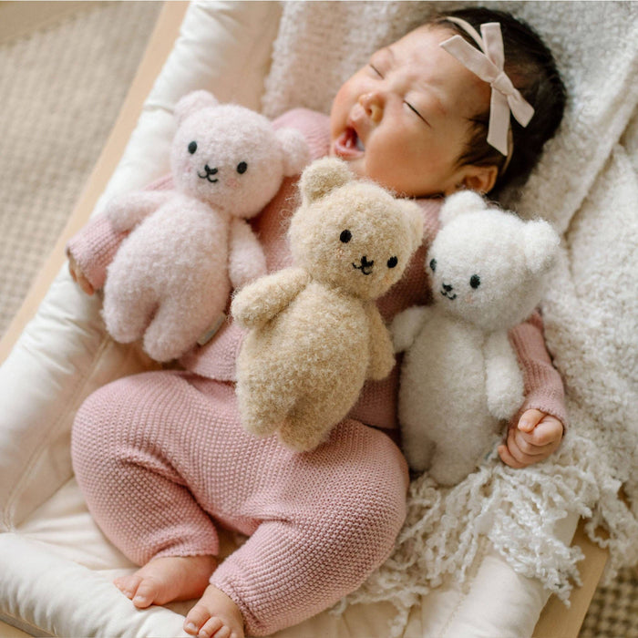 Baby Bouclé Bear - Honey - Wee Bee Baby Boutique
