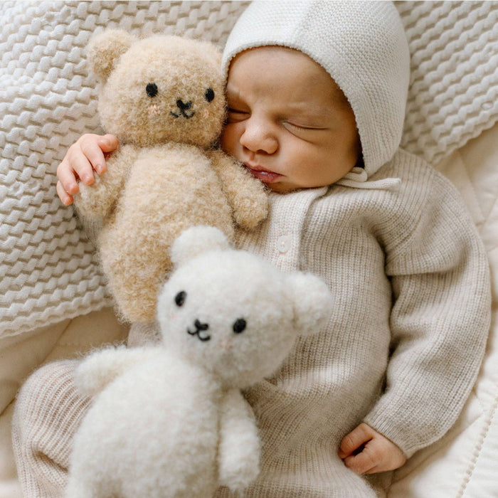 Baby Bouclé Bear - Honey - Wee Bee Baby Boutique