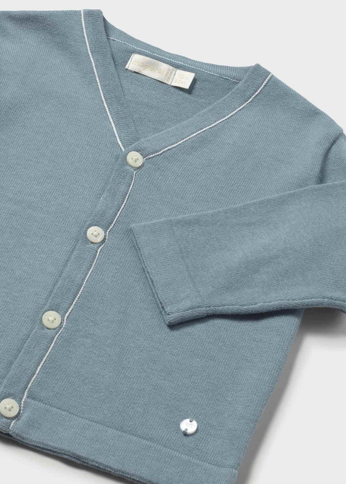 Baby + Boy Cardigan - Jade - Wee Bee Baby Boutique