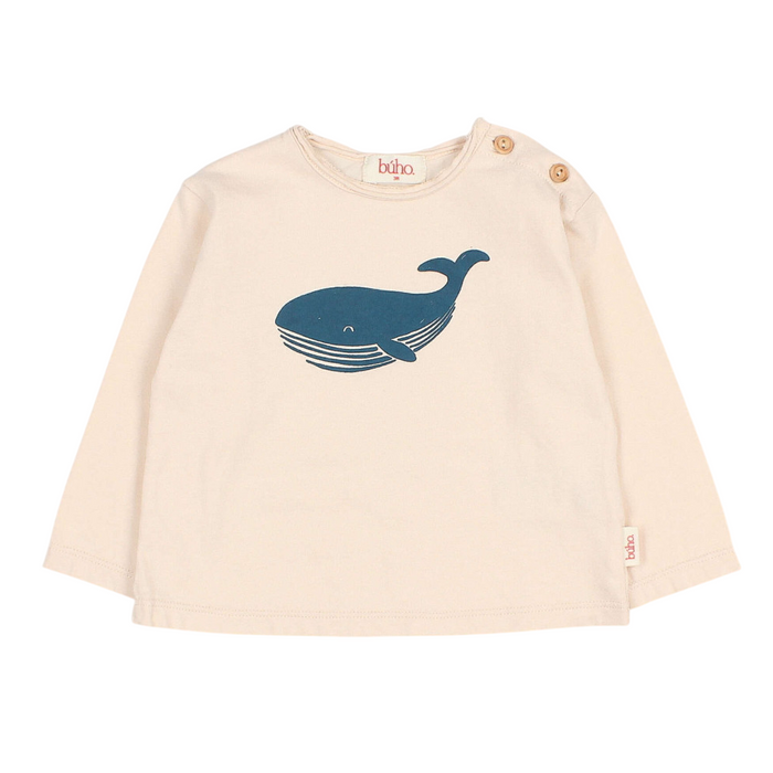 Baby Whale T-Shirt Natural