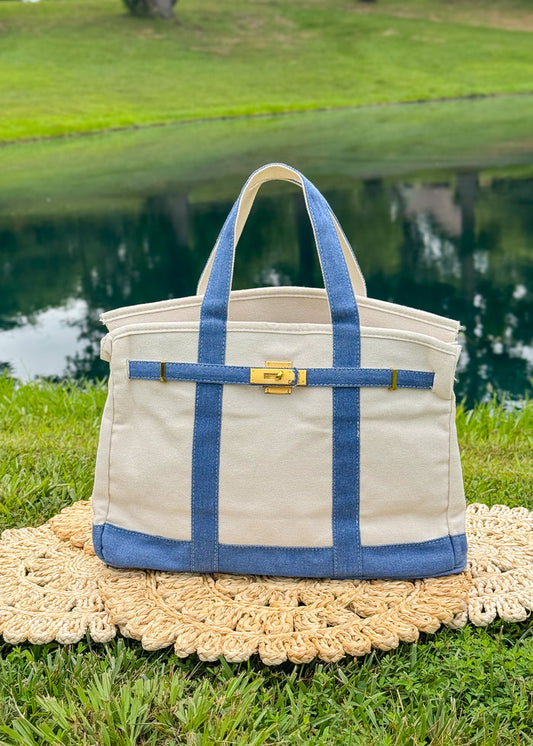 Bailey Boatkin Bag - Denim