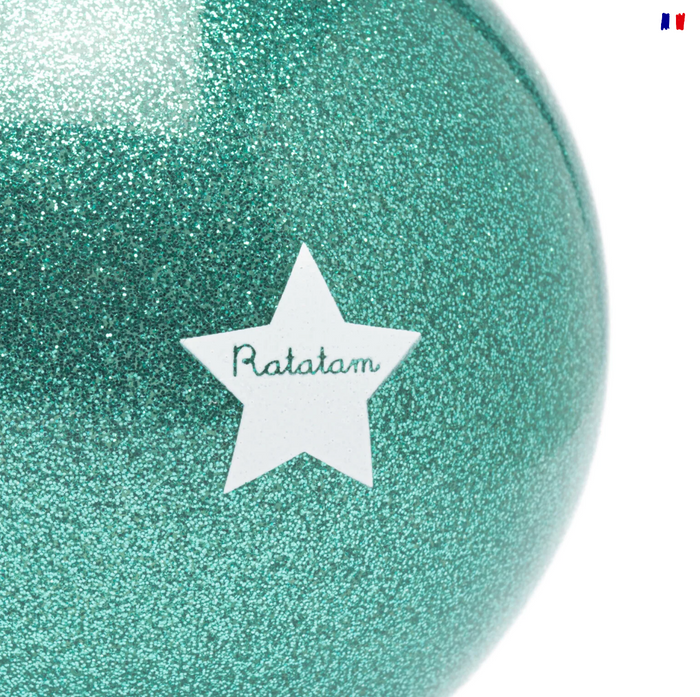 Ballon pailleté | Vert | 10cm