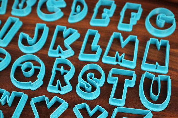 Balls of The Dragon FONT Cookie Cutters - Flying Cloud Anime Letters - Fondant Letters, Letters for Cake decorating - Fighting Anime