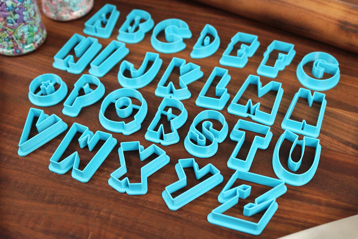 Balls of The Dragon FONT Cookie Cutters - Flying Cloud Anime Letters - Fondant Letters, Letters for Cake decorating - Fighting Anime