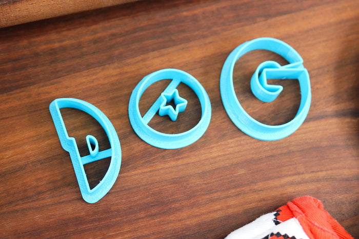 Balls of The Dragon FONT Cookie Cutters - Flying Cloud Anime Letters - Fondant Letters, Letters for Cake decorating - Fighting Anime