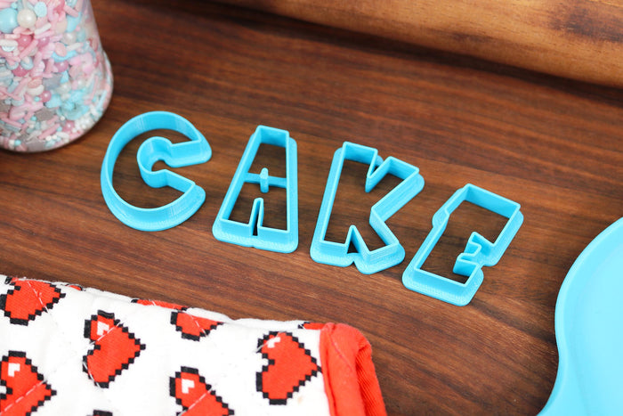 Balls of The Dragon FONT Cookie Cutters - Flying Cloud Anime Letters - Fondant Letters, Letters for Cake decorating - Fighting Anime