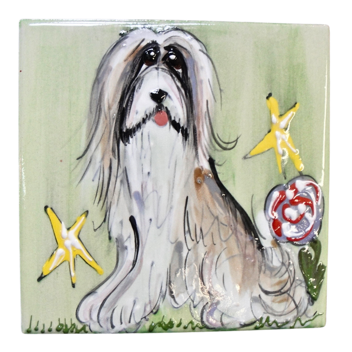 Bearded Collie Tile