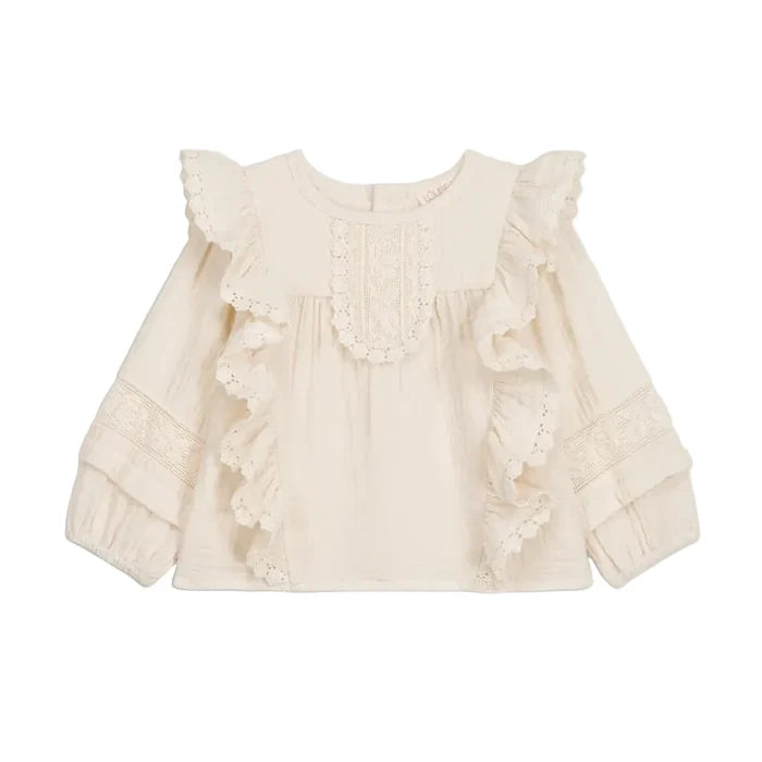 Bella Blouse Double Gauze Cream