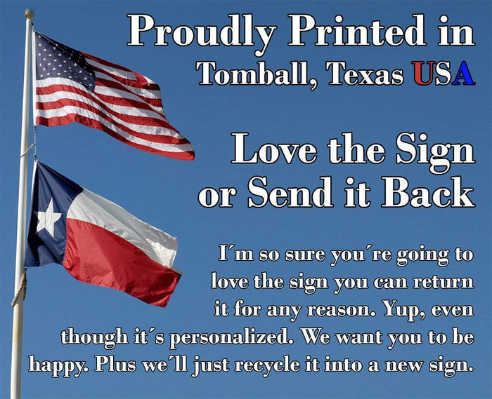 Beware Snake - Metal Sign | Lone Star Art.