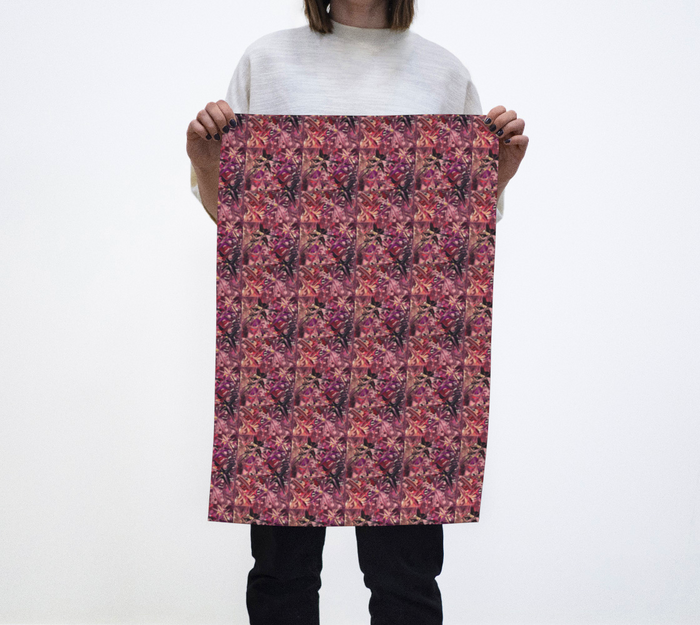 “Birth of a Nebula” Tea Towel (Pink, Purple)