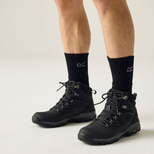 נעלי טיולים גברים BlakeBoot של Regatta עם סוליית Vibram וממברנת Isotex עמידה במים