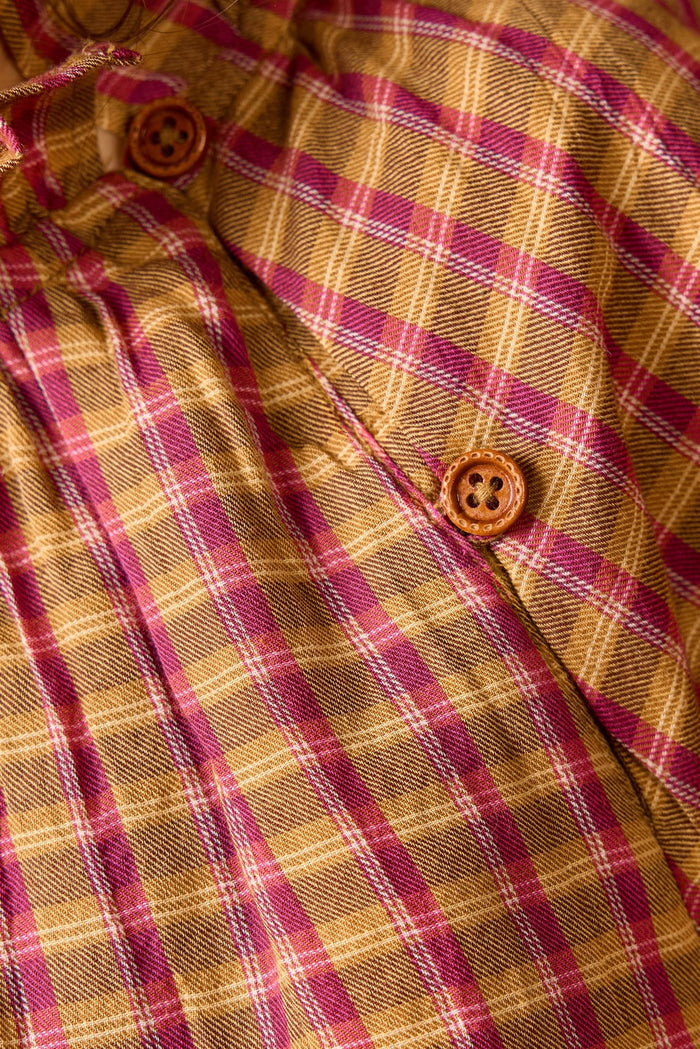 Blouse Pomme Carreaux Swinging London