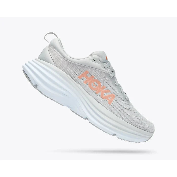 Hoka Bondi 8 WIDE: סוליה עבה לשיכוך זעזועים