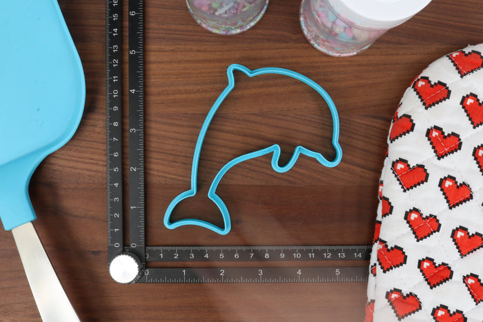 Bottlenose Dolphins Cookie Cutters - Bottlenose Dancing, Bottlenose Face, Bottlenose Outline, Dolphin with Ball, Detailed Bottlenose Cutter