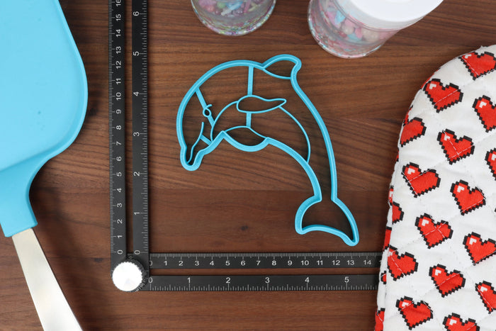 Bottlenose Dolphins Cookie Cutters - Bottlenose Dancing, Bottlenose Face, Bottlenose Outline, Dolphin with Ball, Detailed Bottlenose Cutter