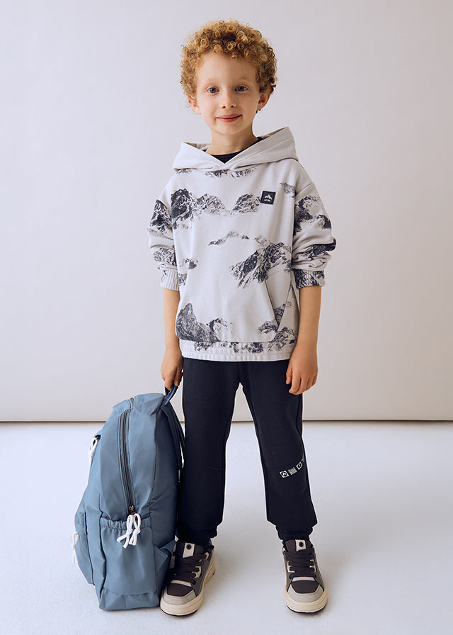 Boy Fleece Joggers - Navy - Wee Bee Baby Boutique