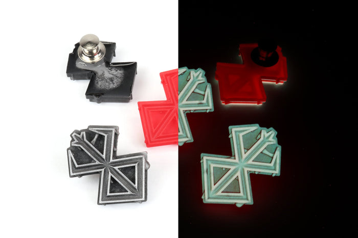 Branded Sacrifice Pin - Glow in the Dark Pins - Branded Survivor - Restless Soul - Invocation of Doom - Glow Pins - Struggles of life | SPN1