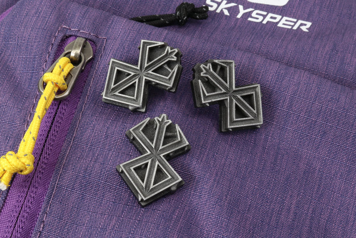 Branded Sacrifice Pin - Glow in the Dark Pins - Branded Survivor - Restless Soul - Invocation of Doom - Glow Pins - Struggles of life | SPN1